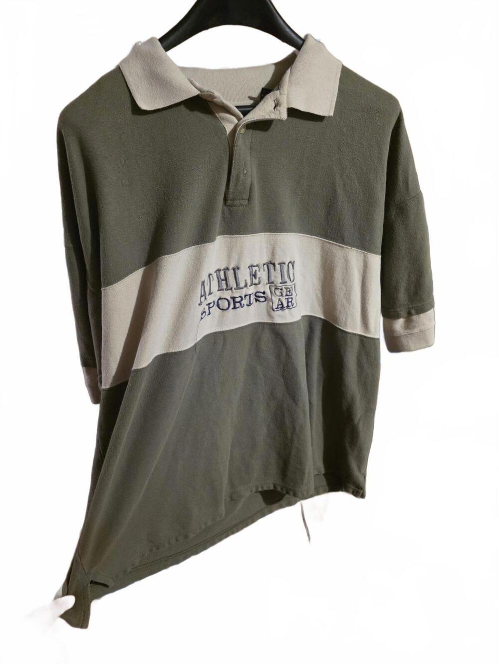 Vtg 90s Athletic Sports Gear Polo Shirt Highland Outfitters Men's XL